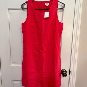 J Crew Linen-blend dress